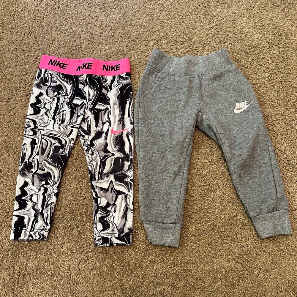 Nike Girls Pants 2 Items - Size 2T
